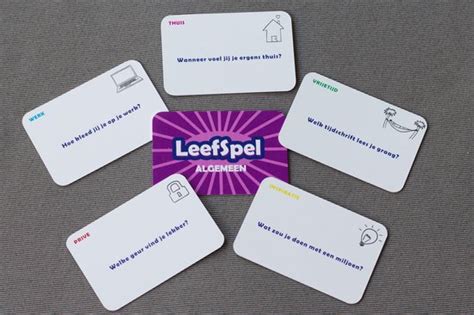 leer elkaar kennen spel|Leef